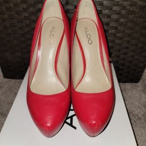 Aldo Red high heels